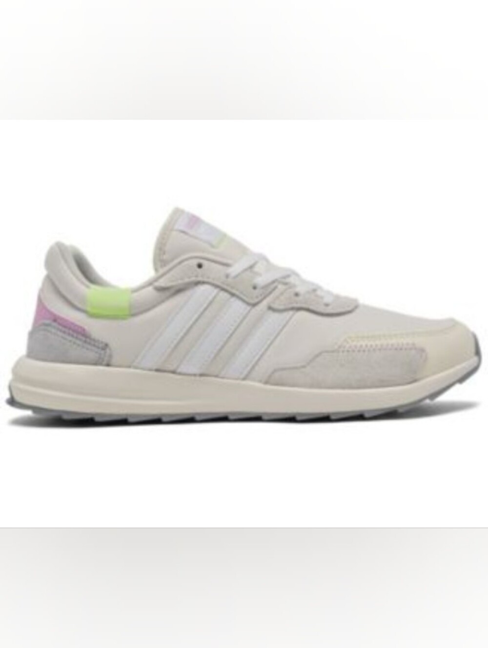 Women's adidas Retrorun Running Sneakers in Chalk, Size 7.5